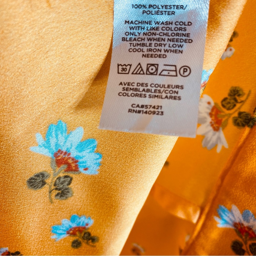 LOFT Floral Wrap Skirt - Picture 7 of 7